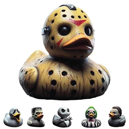 Generic Classic Horror Movie Character Duck, Halloween Horror Movie Duck, Office Desktop Car Dashboard Decoration (A) - Image 1