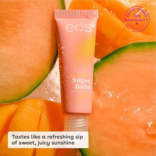 eos 24H Moisture Super Balm- Watermelon Frosé & Mango Melonade, Lip Mask, Day or Night Lip Treatment, Made for Sensitive Skin, 0.35 fl oz, 2-Pack thumbnail 3