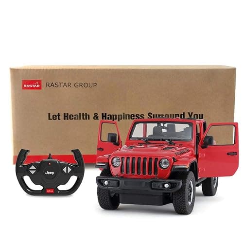 RASTAR Off-Road Remote Control Car, 1:14 Jeep Wrangler JL RC Off-Road Racing Vehicle Toy Car for Kids Adults, Spring Suspension/Door Open, 2.4Ghz RED thumbnail 9