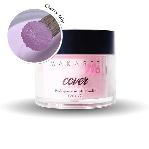 MakartPro Cover Acrylic Powder, Cherry Mist, Nail Extensions, 56g/2oz | Professional Acrylic Powder, Durable, Long-Lasting, Easy-Apply Formula for Nail Extensions, Overlays, Sculpting & Nail Art thumbnail 2