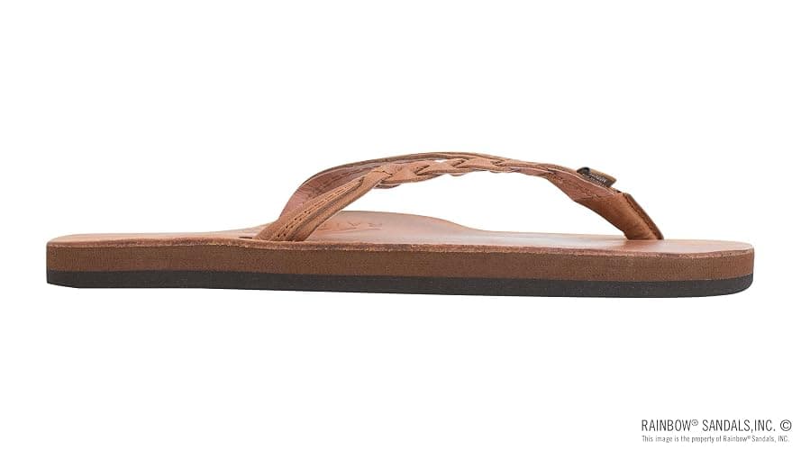Rainbow Sandals Women’s Flirty Braidy Premier Leather w/Single Braided Strap - 5.5-6.5 Sierra Brown thumbnail 4