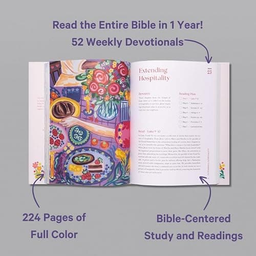 A Beautiful Year in the Bible: The 52-Week Bible Study for Women (HC) thumbnail 3