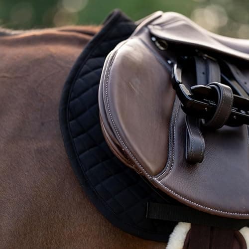 TuffRider Basic All Purpose Horse Riding Saddle Pad | Wither Relief Brushed Underside for Training and Competition thumbnail 5