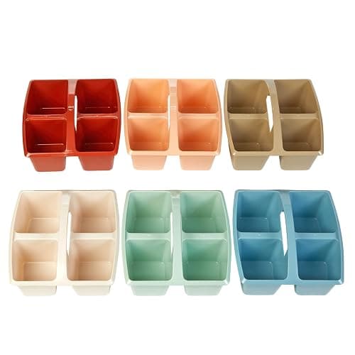 Really Good Stuff 4-Compartment Caddies - Boho, 6 Pack - Classroom Organization thumbnail 9
