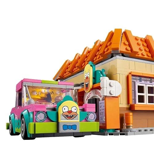 LEGO Icons The Simpsons : Krusty Burger, Home Decor Building Kit for Adults Includes Homer, Bart and Lisa Simpson, Farmer Krusty, Sideshow Bob, Squeaky Voiced Teen and Officer Lou Minifigures 10352 thumbnail 6