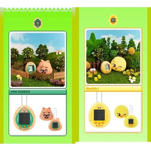(Official) SKZOO Digital Game Keyring & CASE Set (BBOKARI) たまごっち thumbnail 6