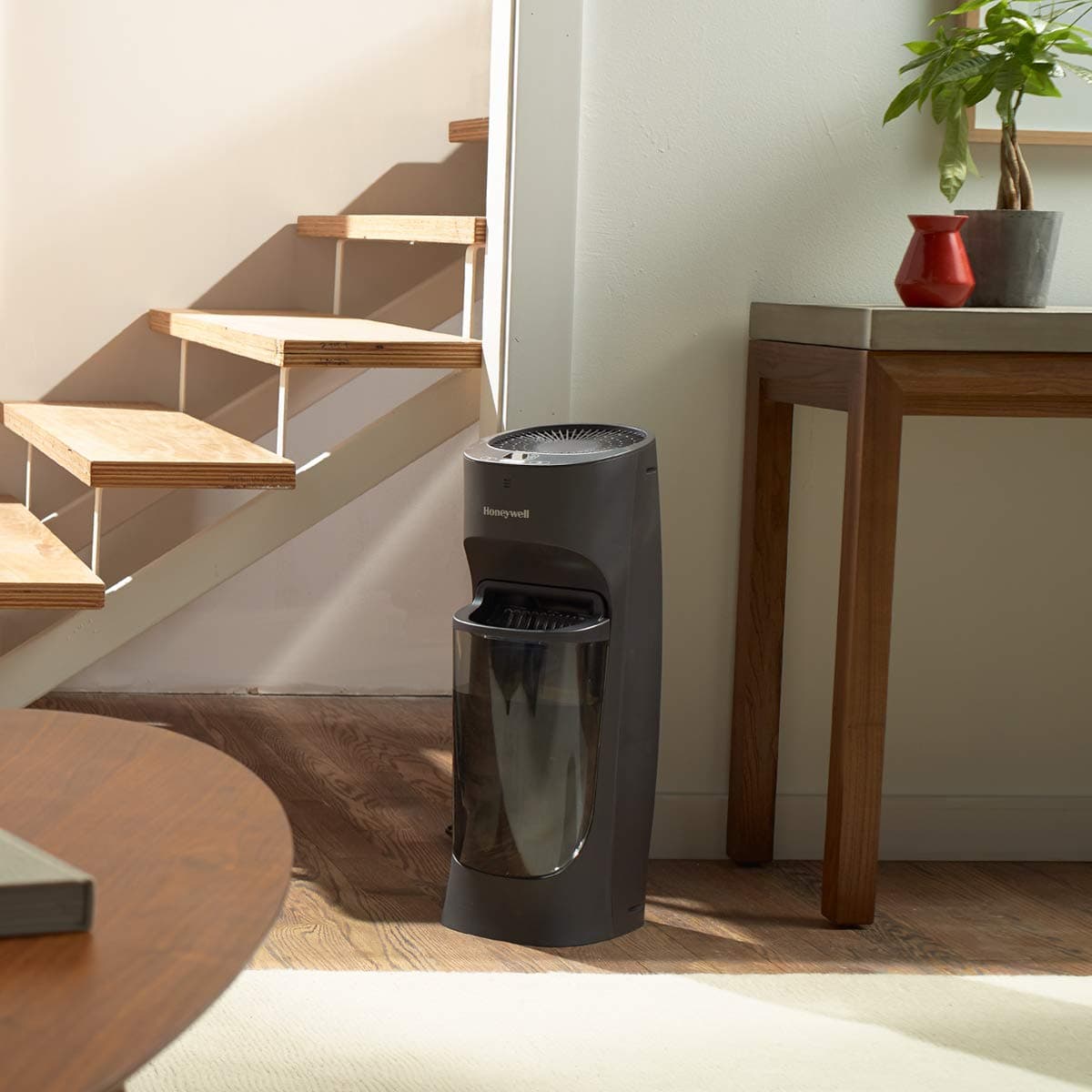 Honeywell Umidificador de torre de preenchimento superior, umidistador digital, preto - umidificador de névoa fresca para quarto, casa ou escritório com design de torre de economia de espaço thumbnail 12