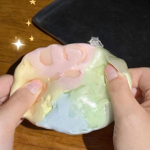 2 PCS Wax Cracking Squishy - Wax Cracking Squishy for Asmr, Crispy Stress Balls, Soft Gel Fidget Toy with Crackable Texture, for Asmr (Green) thumbnail 6
