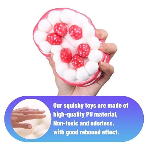 Anboor Squishies Cake Slow Rising Kawaii Squishie Toy for Collection Color Random thumbnail 4