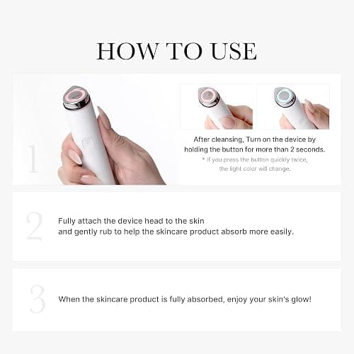 medicube Mini Booster Pro Pink | Affordable At-Home Facial Skin Care Tool for Beginners - Portable Glow Booster for Glass Skin, Boosting Absorption, Korean Skin Care for Teens thumbnail 6