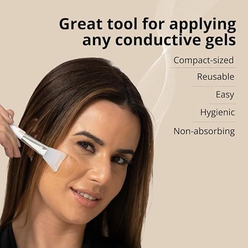 MyoLift 7eWellness Applicator Silicon Brush - Mask applicator brush for Facial Skincare, Reusable brush for the Anti Aging mask, Soft & Durable Face Mask Applicator for gels, DIY masks, easy-to-clean thumbnail 2