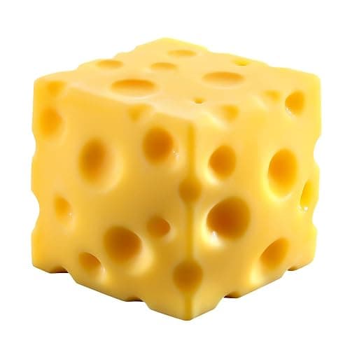 Cheese Squishy Stress Relief Toy, Jumbo Squishy Cheese Sensory Fidget for Adults, Big Cheese Squishy Slow Rising Squishies, Giant Cheese Squishy Squeeze Toy for Anxiety, Popular Squishies Stocking - Image 1