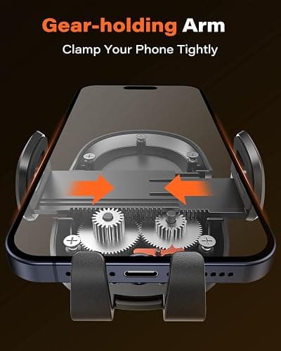 APPS2Car Suction Cup Phone Mount, Universal Phone Holders for Your Car Windshield/Dashboard/Window, Cell Phone Holder Car with Sticky Gel Pad, Compatible with iPhone, Samsung, All Cellphone thumbnail 5