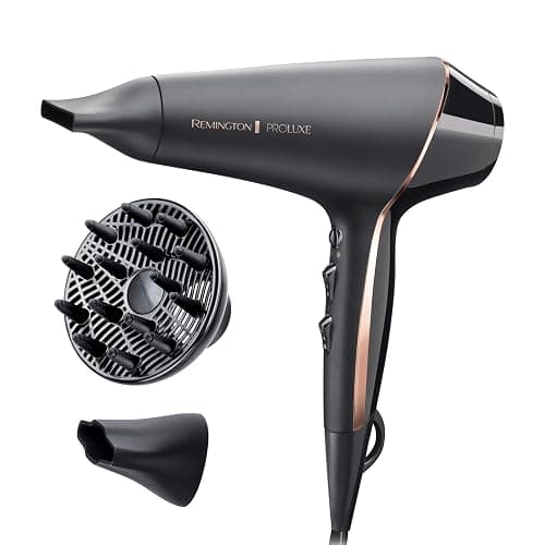 Remington Haartrockner Profi Ionen [2400W, 150km/h, 3 Stylingaufsätze] Proluxe (OPTIheat-Technologie für lang anhaltende Styling-Ergebnisse, Ionenpflege - Anti Frizz, langlebiger AC-Motor) AC9140B - Image 1