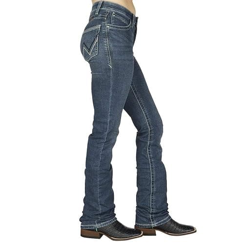 WranglerwomensWillow Mid Rise Performance Waist Boot Cut Ultimate Riding Jean thumbnail 4