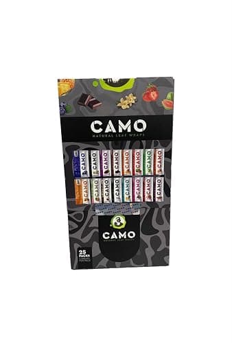 CAMO Wraps Afghan Natural Leaf Wraps 25 Pack Variety Box - Image 1