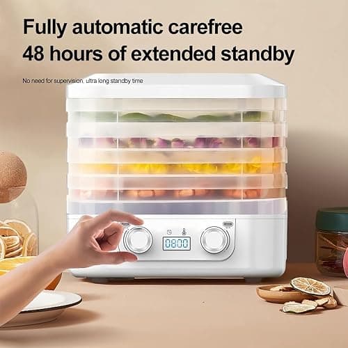 2026 NEW Food Freeze Dryer Machine for Home,Dryer Machine for Candy and Snacks,Food Dehydrator Machine with Digital Adjustable Timer and Temperature Control,for Beef Fruits Meat Vegetables (Blue) thumbnail 6