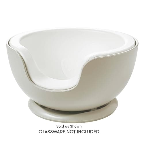 VoChill Stemless Wine Glass Chiller | Keep the Chill In Your Glass | Made In USA | Separable & Refreezable Chill Cradle | Actively Chills Stemless Glassware | Sand, Single Stemless thumbnail 3