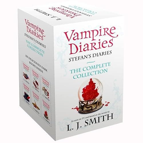 Vampire Diaries Stefan's Diaries The Complete Collection Books 1 - 6 Box Set by L. J. Smith (Origins, Bloodlust, Craving, Ripper, Asylum & Compelled) - Image 1