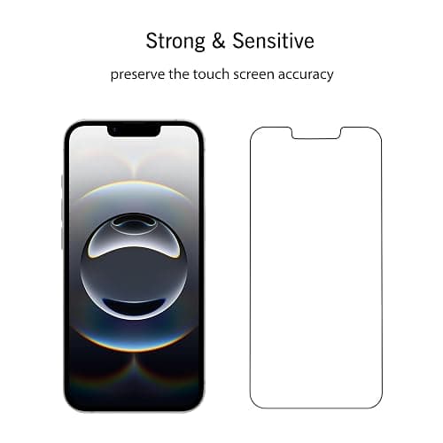 Ailun Screen Protector for iPhone 16e / iPhone 14 / iPhone 13 / iPhone 13 Pro [6.1 Inch] Display 3 Pack Tempered Glass, Case Friendly [Not for iPhone 16 6.1 Inch] thumbnail 5