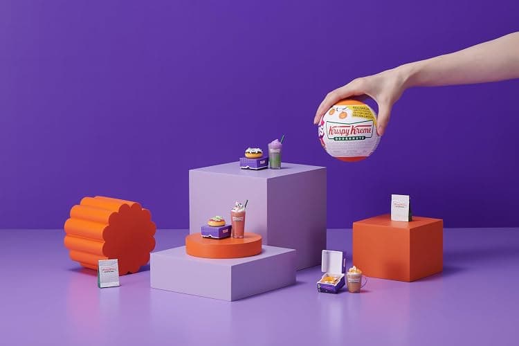 Mini Brands Create Krispy Kreme Series 1 Capsule by ZURU, Licensed Mini Collectibles, Mystery Blind Packaging, DIY, Resin Play, Replica Food, NOT Edible, 14+ thumbnail 2