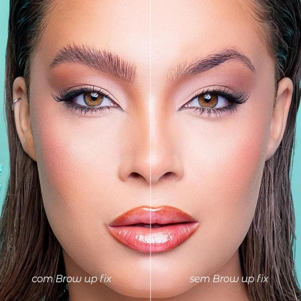 Brow Up Fix Gel Fixador de Sobrancelhas Vizzela Brow Lamination C/Pincel Preciso thumbnail 6