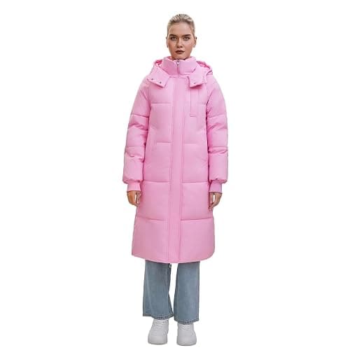 PUFFIT Long Puffer Jacket for Women,2025 Thickened Winter Coat Hooded with Deep Pockets, Ladies Warm Winter Jacket thumbnail 2
