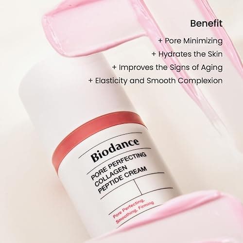 BIODANCE Pore Perfecting Collagen Peptide Cream, Hydrating, Plumping, Pore Care, Firming Facial Moisturizer, Korean Skin Care, Self Care Gifts for Women | 1.69 fl. oz. thumbnail 3