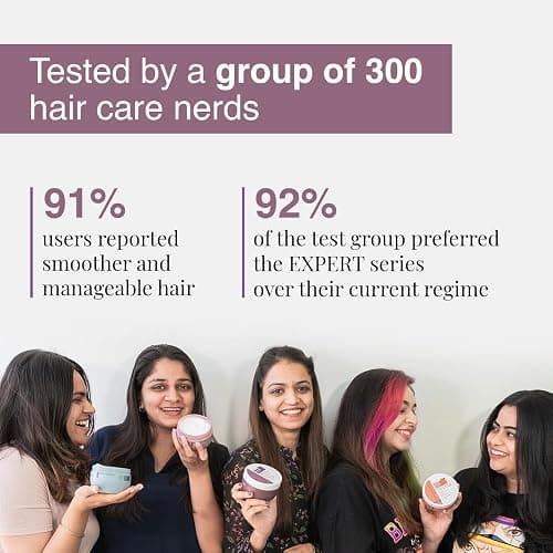 Bare Anatomy Ultra Smoothing Hair Mask Deep Conditioning with Carbohydrate Complex & Niacinamide | For Dry & Frizzy Hair | Sulphate & Paraben Free | For Women & Men | 250 Gm thumbnail 3