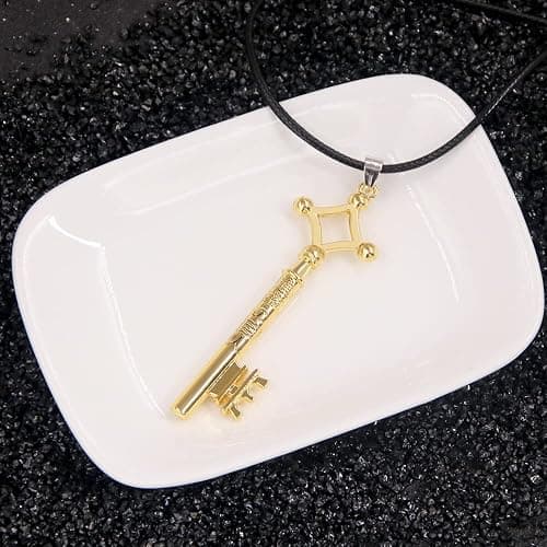AOT Wings of Freedom Eren's Key Pendant Necklace - Shingeki No Kyojin Anime Chain - Gift for Men Women and Fans thumbnail 5