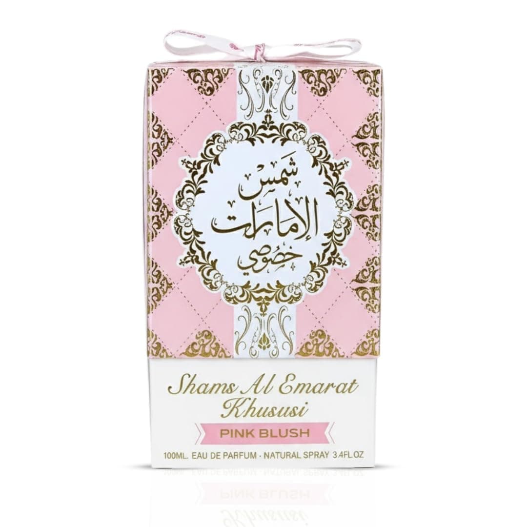 Ard al Zaafaran Pink Blush Shams Al Emarat Khususi, Perfume Marshmallow Blush Para Mulheres, Eau De Parfum - 100 Ml (3,4 Oz) Perfume Árabe Romântico E Doce - Uma Fragrância Cativante Embalada Em Um thumbnail 3