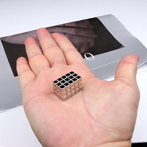 45 Pack Small Square Cube Magnets,Fun,Fridge,Refrigerator,Tiny,Block,Cute,Whiteboard,Magnets for Crafts (5x5x5mm) thumbnail 4