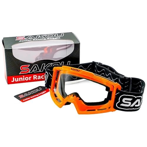 SAKOU Anti Fog Kids Youth Motorcycle Motocross Dirt Bike ATV Goggles for Boys Girls aged 3-12 thumbnail 9