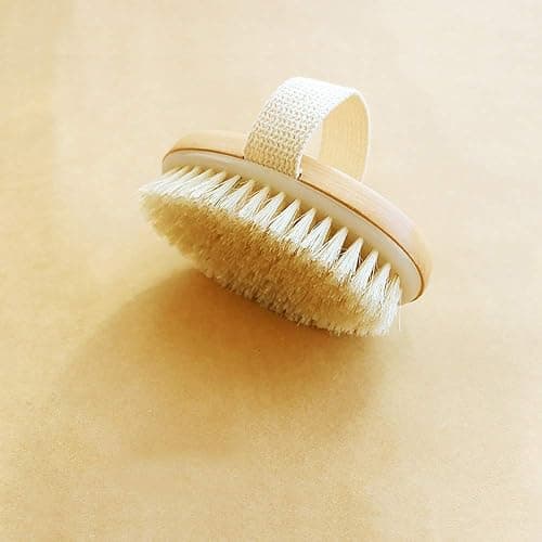 Ithyes Dry Brushing Body Brush Exfoliating Brush Natural Bristle bath Brush for Remove Dead Skin Toxins Cellulite,Treatment,Improves Lymphatic Functions,Exfoliates,Stimulates Blood Circulation thumbnail 2