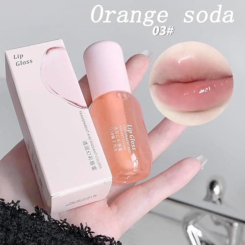 Baorder 4Pcs Cute Hydrating Jelly Lip Gloss Oil Set for Women and Girls | Clear,Fruity Flavor Moisturizing Lip Balm,Glossy and Shiny Lip Primer Lipgloss,Lip Care Makeup,Party Gift thumbnail 4