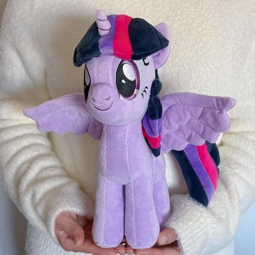 My Little Pony - Twilight Sparkle Plush Toy - Officially Licensed Product, Soft and Cuddly Collectible for Fans and Collectors - Ideal Gift for Kids and Adults - Ages 3+ thumbnail 4