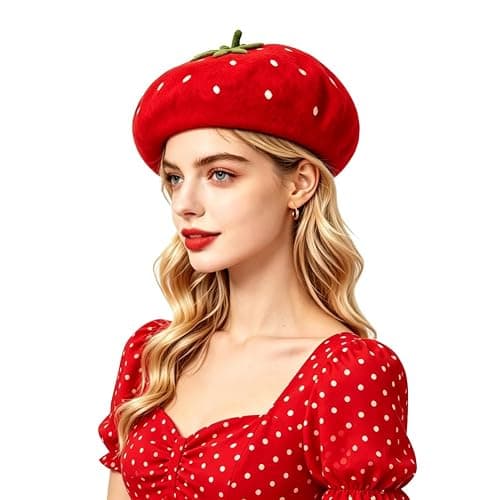 Zasy Casual Wool Beret Hat Classic French Artist Beanies Handmade Cap for Women thumbnail 3
