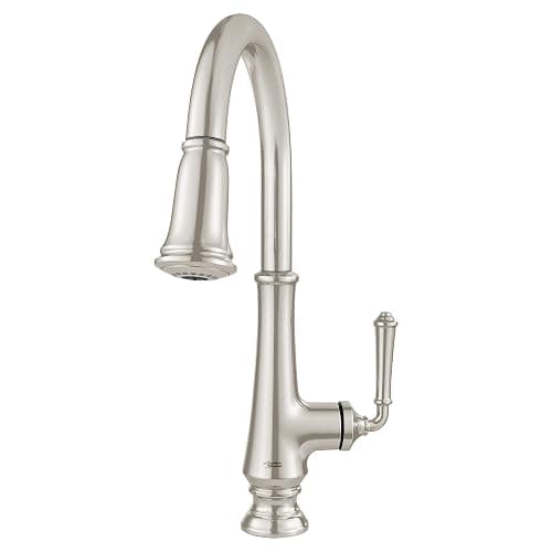 American Standard 4279300.013 Delancey Pull-Down Kitchen Faucet with Sprayer, Polished Nickel thumbnail 3