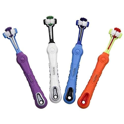 (4 pack) Orgrimmar 3-sided dog toothbrushes - Image 1