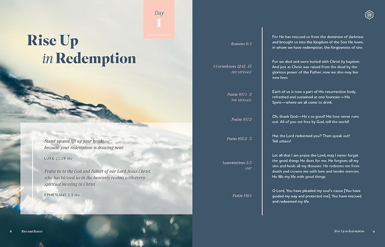 Rise and Renew: A 30-Day Devotional to Heal a Hurting Heart, Overcome Emotional Pain, and Grow in Your Faith – Devotions with Questions and Exercises ... Christmas Gift for Women (One Step Closer) thumbnail 5