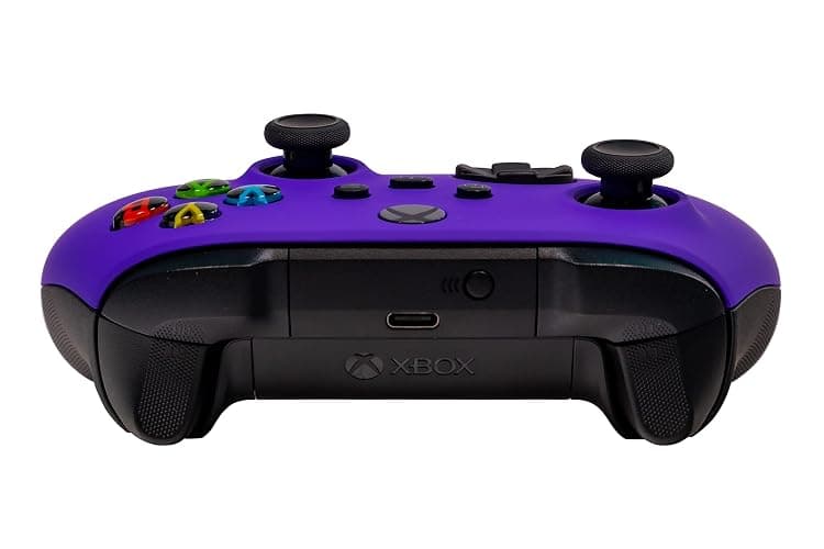 Xbox One Series X S Custom Soft Touch Controller - Soft Touch Feel, Added Grip, Vibrant Purple Color - Compatible with Xbox One, Series X, Series S thumbnail 5