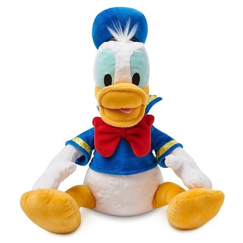 Disney Store Official Donald Duck Medium Soft Toy for Kids, Cuddly Character with Fuzzy Texture and Embroidered Details, Disney Plushy Suitable for All Ages. thumbnail 3