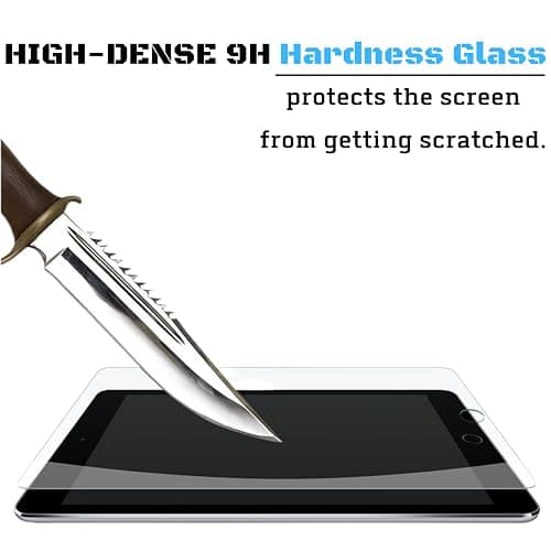 GOFTick Screen Protector [2-Pack] For iPad 9th / 8th / 7th Generation (2021/2020/2019) - 10.2 Inch - HD View Bubble-Free, 9H Tempered Glass - Only For iPad 9/8/7 Generation (2 Screen Protector) thumbnail 8