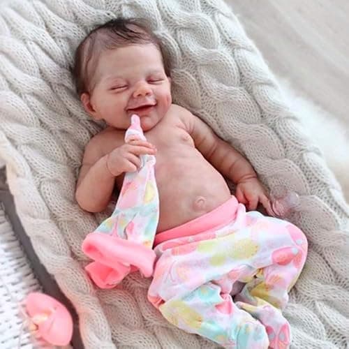 DangTpor 20inch Reborn Doll Kits Size Already Painted Lifelike Unpainted Unfinished Reborn Blank Kit DIY Molds (April) thumbnail 3