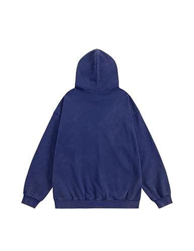 Aelfric Eden Graphic Hoodies Abstract Print Washed Hoodie Long Sleeve Acid Washed Hooded Sweatshirts Trendy Y2k Tops thumbnail 2