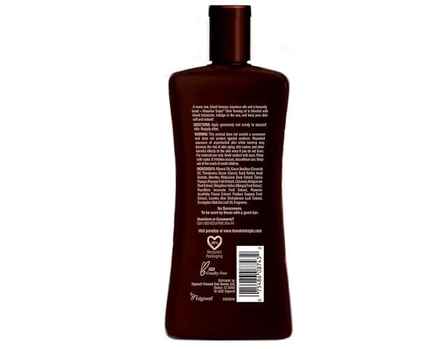 Hawaiian Tropic Dark Tanning Oil Original 8 oz (Pack of 2) thumbnail 2