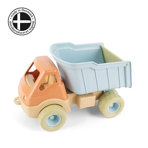 Dantoys BIO Kids’ Big Dump Truck, Green Sugarcane Bioplastic Toy, Indoor & Outdoor Play, Safe Rounded Edges, Role Play, Sensory Exploration with Sand & Water, Motor Skills, Made in Denmark, Ages 2+ thumbnail 7