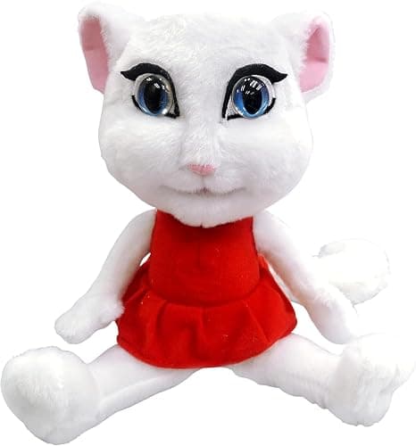 Relsy Talking Friends Talking Angela Animated Interactive Cuddly Plush Toy with Talkback 12 Inches / 30CM Tall - Image 1
