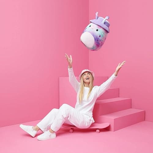 Squishmallows 12-Inch Daxxon Purple Alien - Medium-Sized Ultrasoft Official Kelly Toy Plush thumbnail 2