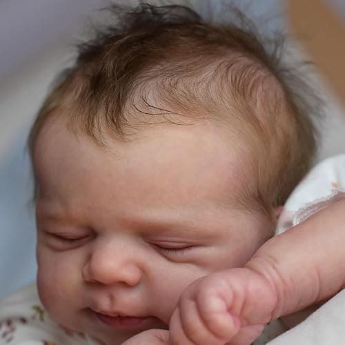 Anano Realistic Baby Silicone Baby Dolls Full Body Girl, 20 Inch Waterproof Lifelike Reborn Baby Dolls Toddler Realistic New Born Baby Doll Squishy Anatomically Correct for Kids (Off White Daisy) thumbnail 7